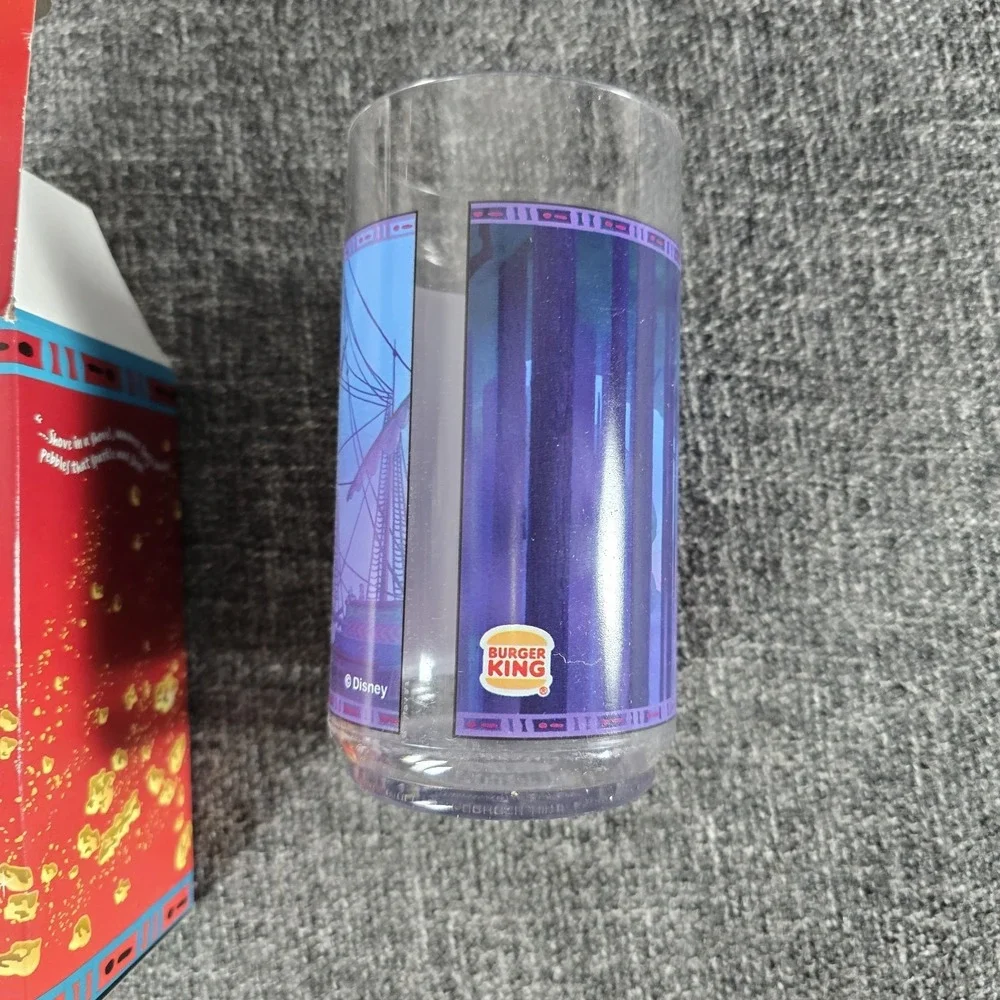Disney Burger King POCOHANTAS Childrens Plastic Cup GOVERNOR RATCLIFFE Vtg NIB